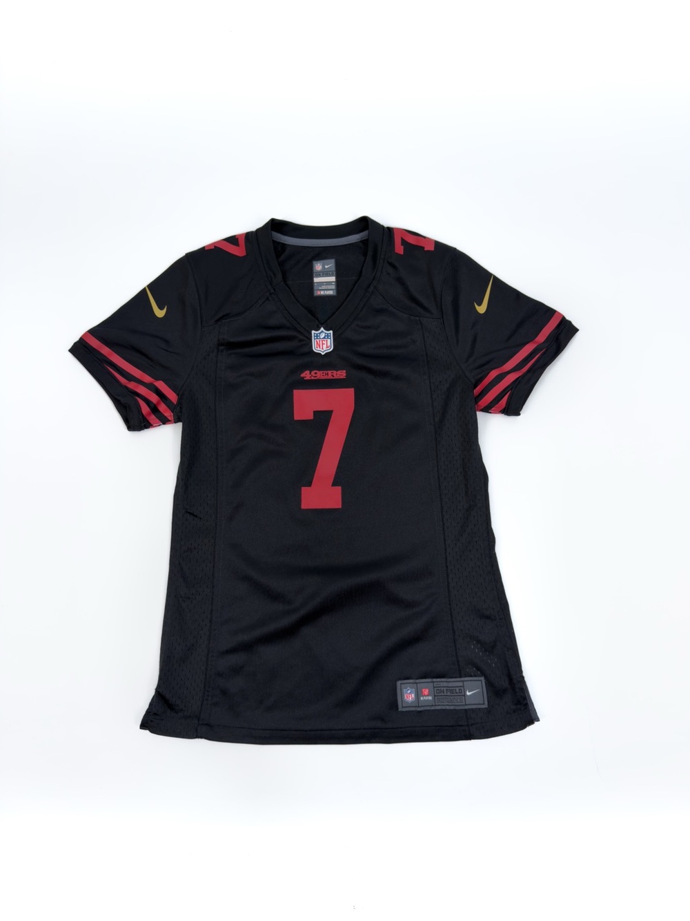 Nike NFL 49ers Colin Kaepernick #7 Black Alternate Game Jersey Women’s S